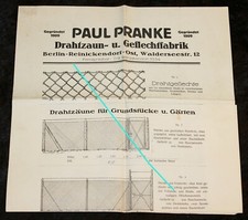 Paul Pranke ,Drahtzaun - u