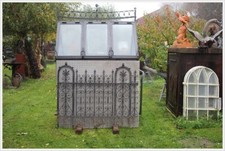 Antiker Schmiedeeisen Zaun