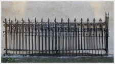 Antiker Schmiedeeisen Zaun